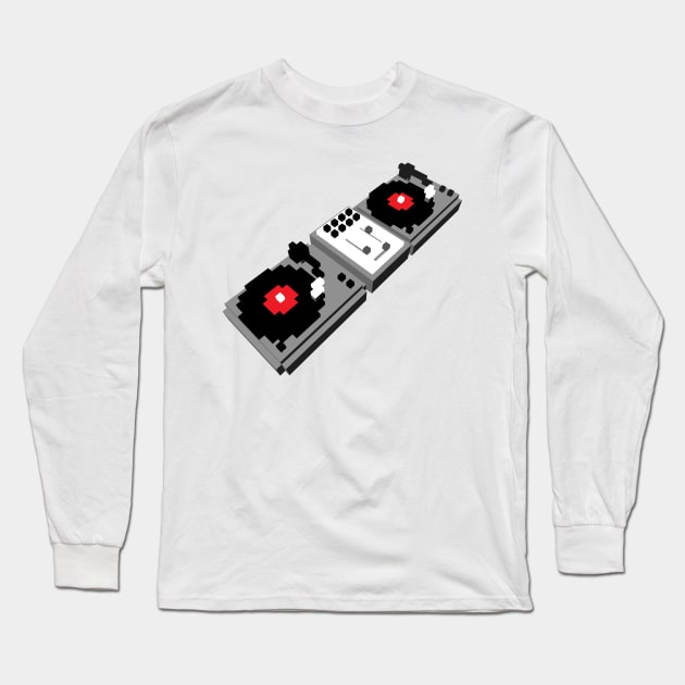 Turn Tables Long Sleeve T-Shirt by lldesigns